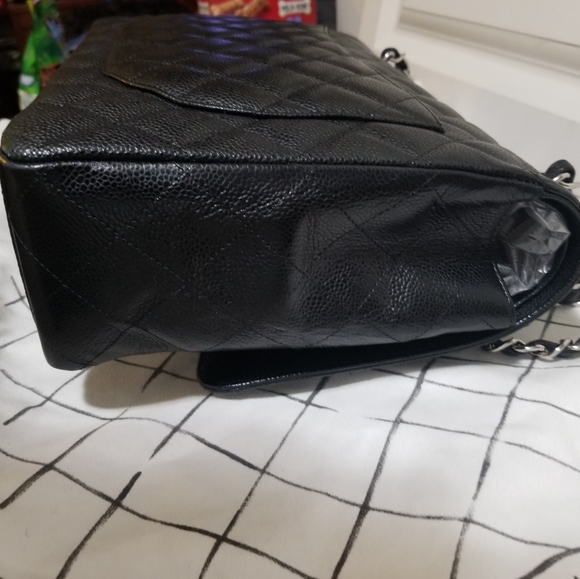 Chanel Clasic Caviar double flap maxi purse - Picture 15 of 16